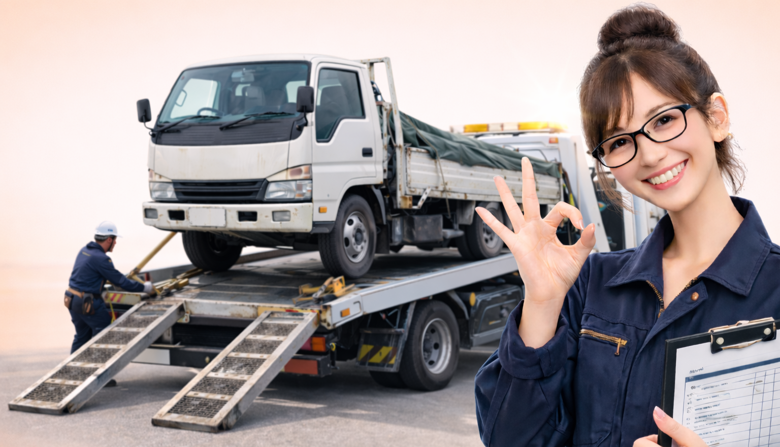 古いトラックでも買取可能